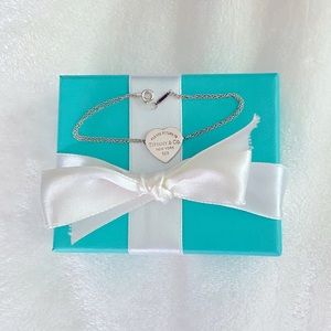Tiffany & Co Heart Tag Double Chain Bracelet